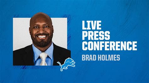 Live updates: Detroit Lions introduce Brad Holmes as general manager