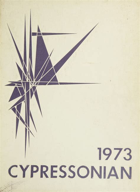 1973 yearbook from Cypress Lake High School from Ft. myers, Florida