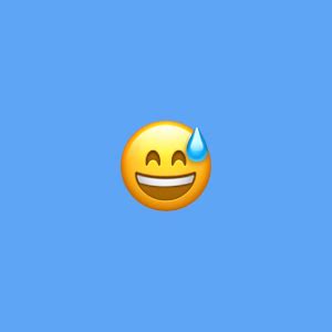 😅 Grinning Face With Sweat emoji Meaning | Dictionary.com