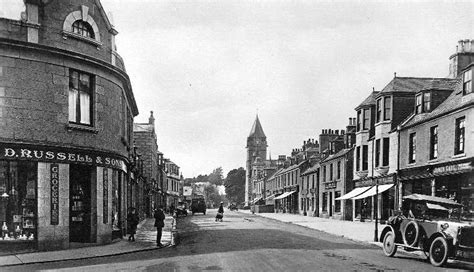 Tour Scotland: Old Photographs High Street Banchory Scotland