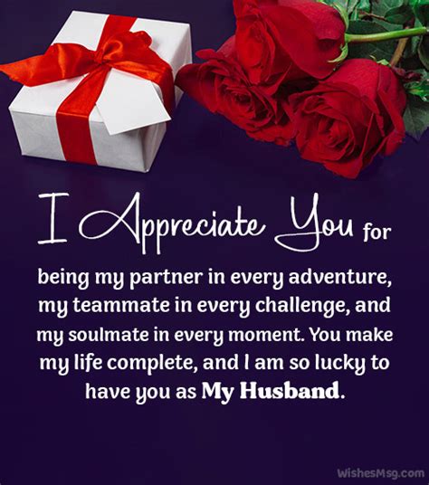 100+ Thank You Messages For Husband - Appreciation Quotes