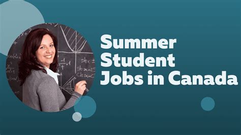 Summer Student Jobs in Canada | 100+ Job Vacancies Available ...