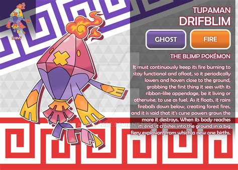 Tupaman Drifblim, the Blimp Fakemon by https://atmaflare.deviantart.com on @DeviantArt | Pokemon ...