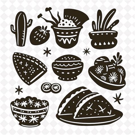 Premium PSD | Las Posadas Food With Hand Drawn Design Traditional ...