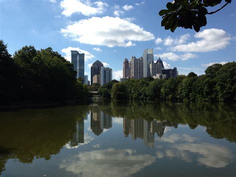 Piedmont park -fall 2013 ️ | Park falls, Piedmont park, New york skyline