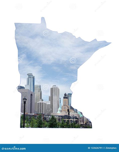 Minneapolis MN Downtown Skyline Stock Image - Image of skyline, visit ...