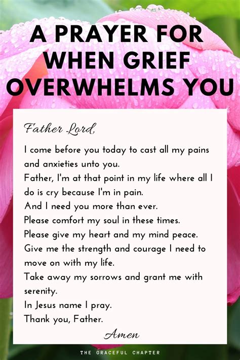 What To Do When Grief Overwhelms You - The Graceful Chapter