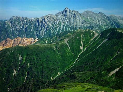 Mountain, Mount Yari, Japan, Landscape, Mountains #mountain, #mountyari, #japan, #landscape, # ...