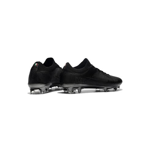 Nike Mercurial Vapor Flyknit Ultra FG Soccer Cleats for Men All Black