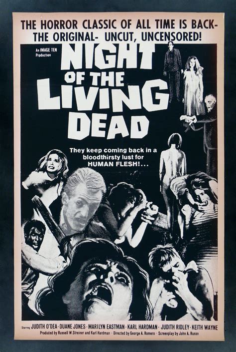 Night of the Living Dead | Horror movie posters, Original movie posters, Movie posters