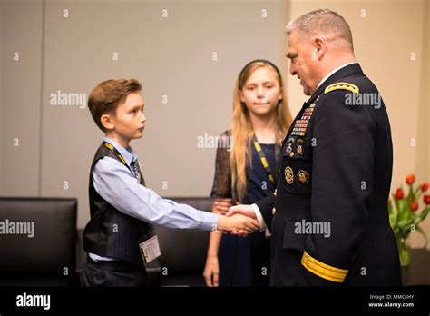 U.S. Army Chief of Staff Gen. Mark A. Milley meets the Army Family of ...