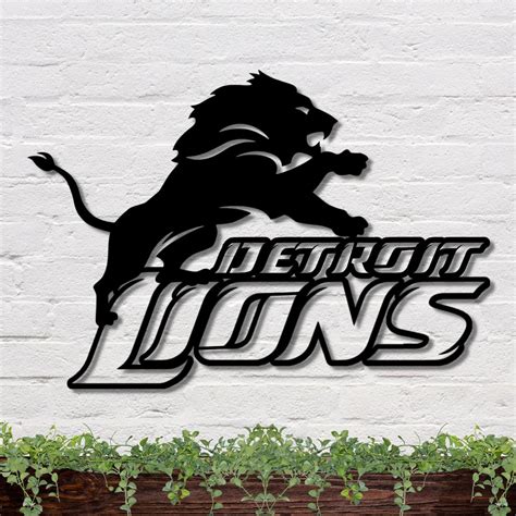 Detroit Lions Sign, Lions Wall Art, Detroit Lions Fan Gift, Detroit ...