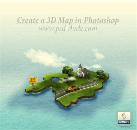 Create a 3D Map in Photoshop
