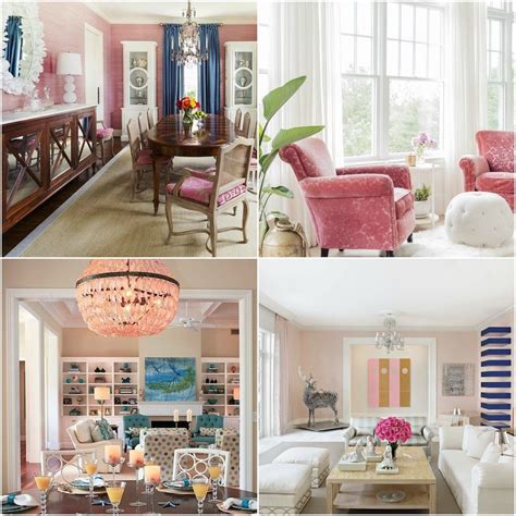 What do you think to these room designs using the trending colour 'millennial pink'? #Home # ...