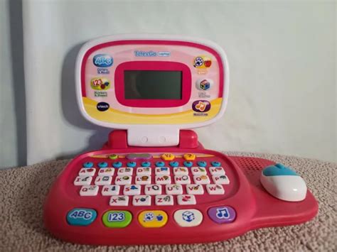 VTECH TOTE AND Go Laptop Computer Kids Toddler Learning Games *WORKING ...