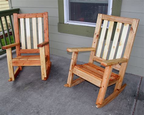 Two U-Bild Plans Built Porch Rocking Chairs - by Scooter McClain ...