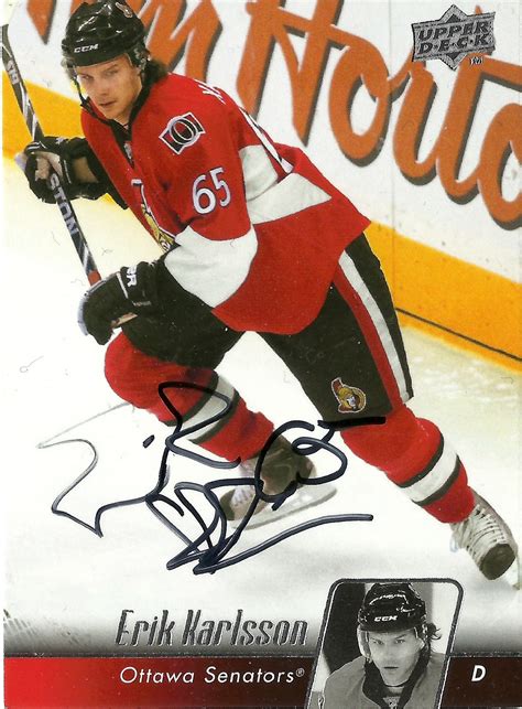 Michael's Hockey TTM: Erik Karlsson