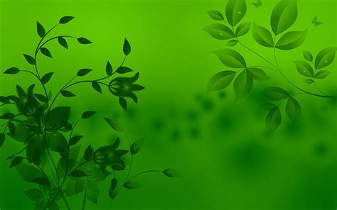 HD wallpaper: green flowers illustration, patterns, leaves, light, background | Wallpaper Flare