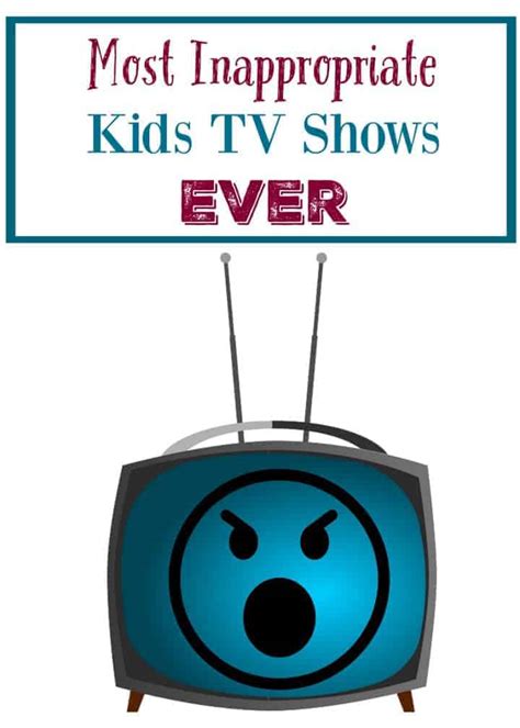 Most Inappropriate Kids TV Shows Ever