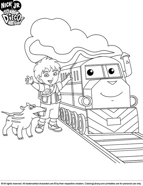 Go Diego! #48563 (Cartoons) – Free Printable Coloring Pages