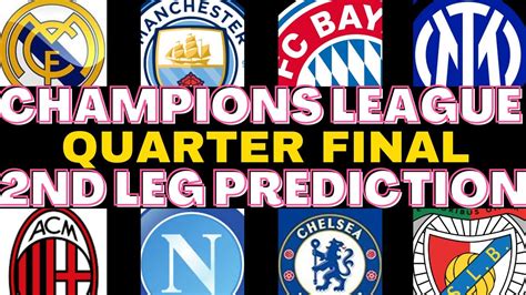 UEFA CHAMPIONS LEAGUE PREDICTIONS,CHAMPIONS LEAGUE QUARTER FINAL ...