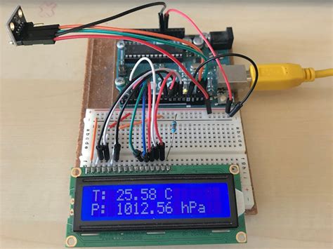 Arduino Weather Station v1.0 (BMP280) - Arduino Project Hub