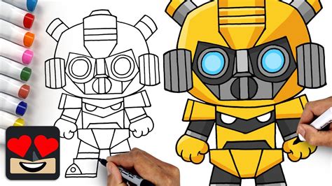 How To Draw Bumblebee | The Transformers - YouTube