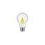 EcoSmart 60-Watt Equivalent A19 Dimmable Clear Filament Vintage Style LED Light Bulb Daylight ...