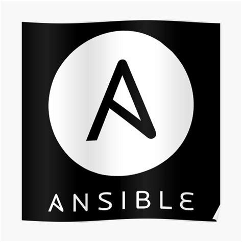 "Ansible Logo" Poster by jokerjoko | Redbubble