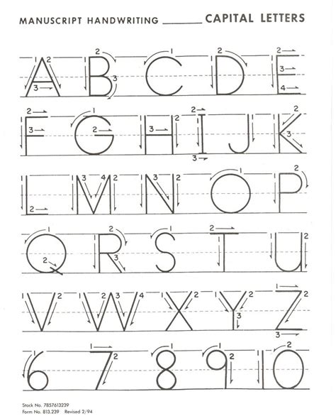 Letter Practice for Basic Handwriting | 101 Printable | Scrittura, Alfabeto