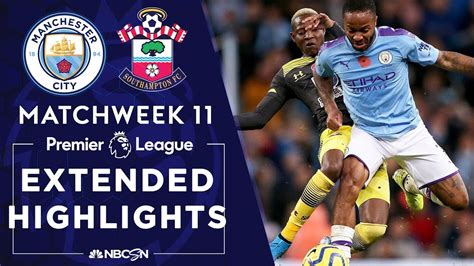 Manchester City v. Southampton | PREMIER LEAGUE HIGHLIGHTS | 11/02/19 ...