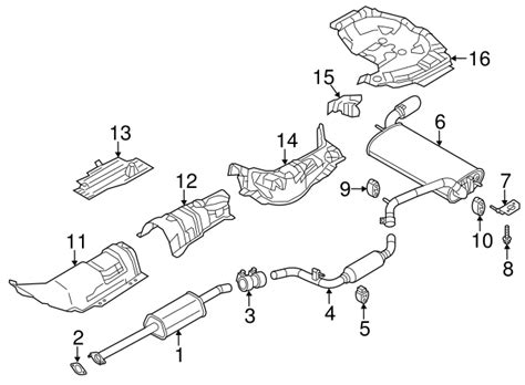 Ford CP9Z-38114B06-A - Heat Shield - 2012-2017 Ford Focus | OEM Ford ...