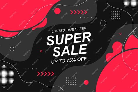 Premium Vector | Sale banner background with wavy shape. vector ...