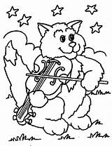 Hey Diddle The Cat And Fiddle Coloring Pages Sketch Page sketch template