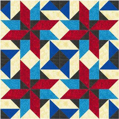 Scrapbox Quilts: Midnight Star Quilt Block