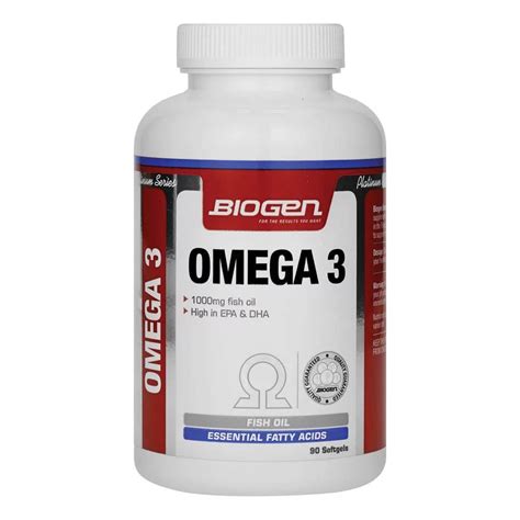 Biogen Omega 3 Isolate 1000mg 90 Softgel – ZimSeller