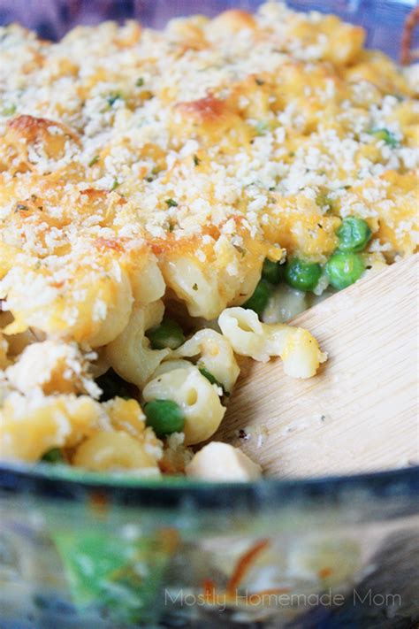 Chicken Mac & Cheese Casserole | Mostly Homemade Mom