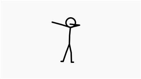 Stickman Dabbing Animation - YouTube