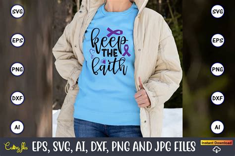 Keep the Faith SVG T-shirt Design Files Graphic by Craftartdigital21 · Creative Fabrica