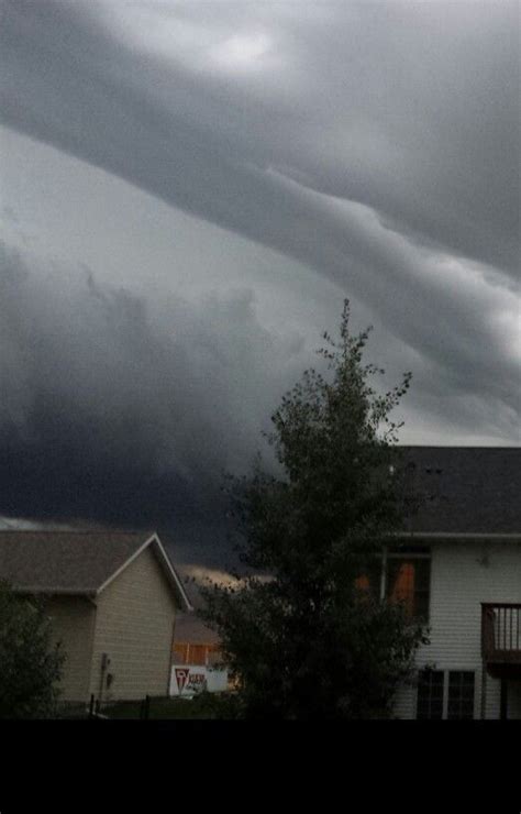 Morning storm clouds moving in. Marion, Iowa. 8/26 /14 | Clouds, Storm clouds, Nature