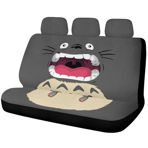 My Neighbor Totoro Ghibli Funny Car Back Seat Covers Decor Protectors ...