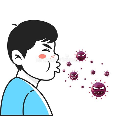 Sneezing Cartoon