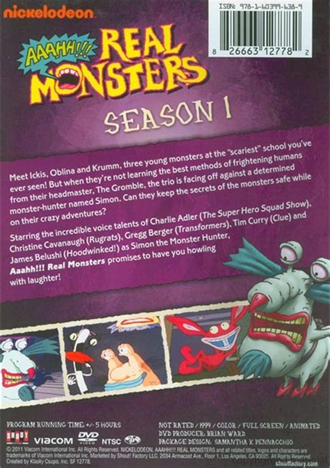 Aaahh!!! Real Monsters: Season One (DVD 1994) | DVD Empire