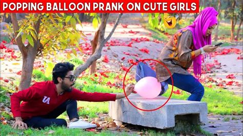 Popping Air Balloon Prank || BY AJ-AHSAN || - YouTube