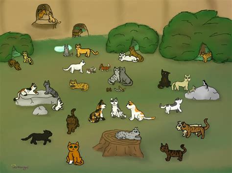 thunderclan camp by darkangel1236 on DeviantArt