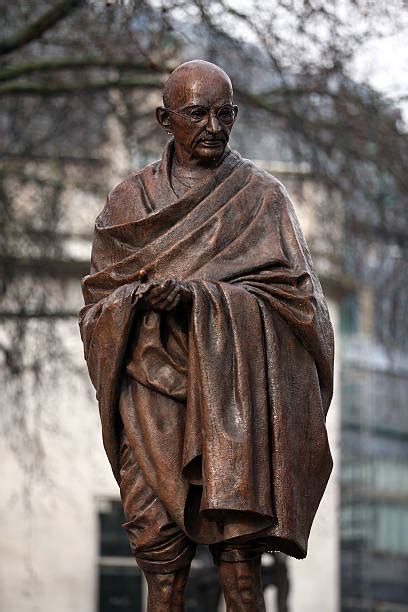 A Statue Of Mahatma Gandhi Is Unveiled In Parliament Square Photos and Images | Getty Images