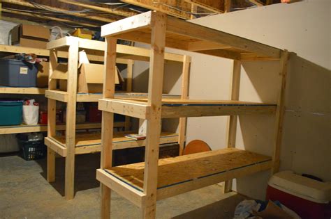 Right up my alley: Our Unfinished Basement Tour And How We Built Storage Shelves