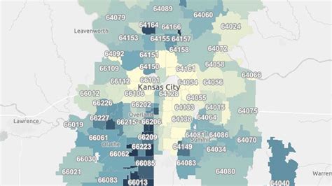 Kansas City Metro Zip Code Map - Charis Augustina