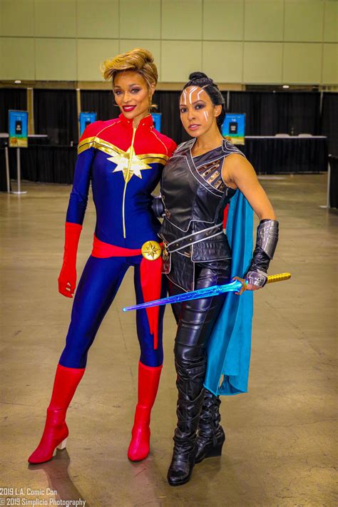 Captain Marvel and Valkyrie by simphotography on DeviantArt