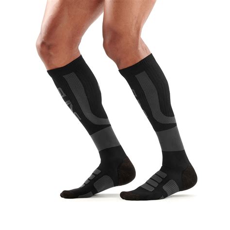 Running Compression Socks // Black + Charcoal (Small) - SKINS - Touch ...